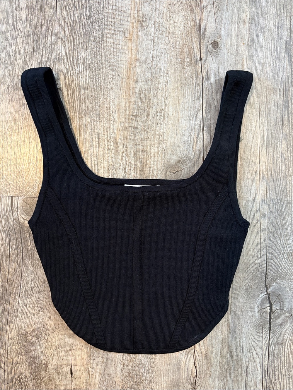 Aritzia Babaton Sculpt Knit Bustier Tank